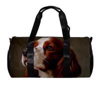 Borsa da viaggio Weekender,borsa da palestra piccola,Simpatico cane cavalier king charles spaniel,borsone da palestra