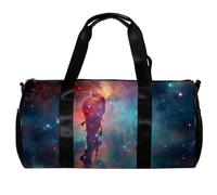 Borsa da viaggio Weekender,borsa da palestra piccola,Universo dello spazio della nebulosa colorata,borsone da palestra