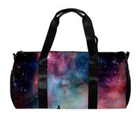 Borsa da viaggio Weekender,borsa da palestra piccola,Universo dello spazio della nebulosa colorata,borsone da palestra