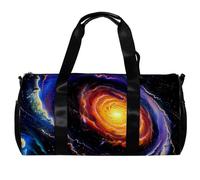 Borsa da viaggio Weekender,borsa da palestra piccola,vortice dello spazio della natura cosmica,borsone da palestra
