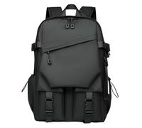 Borsa da Viaggio Zaino Impermeabile da Uomo E Donna per Lavoro, Viaggi E attività All'Aperto.-nero-15 Pollici