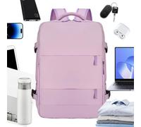 Borsa da viaggio, zaino per laptop | Porta addosso Borsa per oggetti personali,Compagnia aerea approvata, antifurto, multi tasca, leggero, grande daypack per volo, business