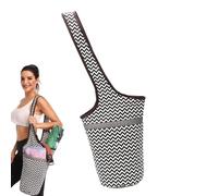 Borsa da yoga, borsa da yoga per tappetino | borsa da yoga lunga borsa da trasporto | ampia tracolla elastica, accessori per il fitness, diverse tasche per lo stoccaggio, regolare la maggior parte dei