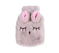 Borsa d'acqua calda Bottiglia calda Acquare Fumettoni Piedi di gomma Calcamica di riscaldamento ad acqua più calda con peluche beige