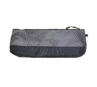Borsa degli attrezzi con cerniera, multiuso, organizer con moschettone, cerniere in metallo per attrezzi, borsa multiuso, Grigio Tinta Unita Lar