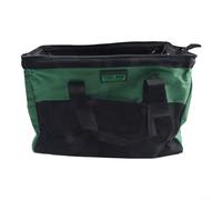 Borsa degli attrezzi in tessuto Oxford resistente, organizer multi-tasca impermeabile per elettricisti con design rinforzato anti-caduta e grande capacità (40,6 cm)