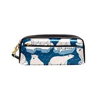 Borsa Dei Trucchi Bears On Ice Portapenne Durevole Cancelleria Portamatite Grande Capacità Astucci Per Adolescente Ragazzi Ufficio