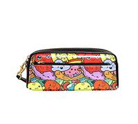 Borsa Dei Trucchi Doodle Monsters Seamless Pattern Astuccio Con Scomparti Astuccio Portapenne Aesthetic Astucci Cancelleria Per Scuola Università Ragazzi