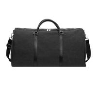 Borsa Del Fine Settimana Borsa A Tracolla Grande In Tela Da 20 Pollici Borsa Da Viaggio Di Grande Capacità Borsa Da Fine Settimana Bagaglio A Mano Da Uomo Borsa Da Ginnastica (Color : Black, Size :