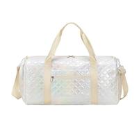 Borsa Del Fine Settimana Borsa Sportiva Da Palestra Da 18 Pollici Con Scomparto Per Scarpe Borsone Da Viaggio Con Tasca Bagnata Resistente All'acqua Borsa Da Ginnastica ( Color : B , Size : 46*21*24cm