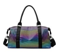Borsa Del Fine Settimana Borsone Da Viaggio Da 19 Pollici Per Il Weekender Borsa Sportiva Da Trasporto Per Il Campo Estivo In Spiaggia Borsa Da Ginnastica (Color : E, Size : 49 * 17 * 25cm)