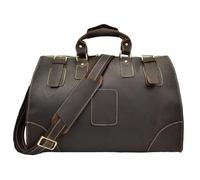 Borsa Del Fine Settimana Borsone Da Viaggio In Pelle Da 17 Pollici, Borsone Da Palestra, Valigia Da Weekend, Borsa Da Notte Per Uomo Borsa Da Ginnastica
