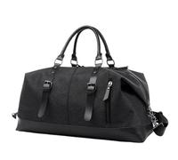 Borsa Del Fine Settimana Borsone Da Viaggio In Tela Per Uomo, Borsa Da Trasporto Per La Notte, Borsa In Tessuto Oxford Weekender Borsa Da Ginnastica