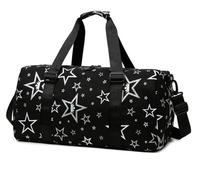 Borsa Del Fine Settimana Borsone Sportivo Da 18 Pollici Per Uomo E Donna Con Scomparto Umido E Scomparto Per Scarpe Borsa Da Ginnastica (Color : E, Size : 48 * 23 * 25cm)