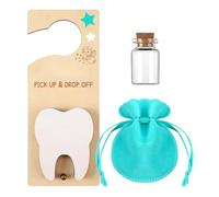Borsa del ricordo del dente, borsa per supporto per denti | per container Keepsake Custine per bambini - BASSO DELLA RAGAZZI BAGNO DEL GIORNI, THIETTORI VERSATILI SOUVENIR PER VEDE CAMERA