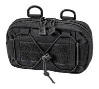 Borsa del supporto del guanto della cintura di servizio, tessuto nero di Oxford, facile accesso per le forze dell'ordine, Nero , Taglia unica