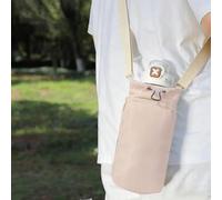 Borsa Del Supporto Per Bottiglia D'acqua - 9,06 X 5,91 X 3,94 Pollici Poluch Di Spalla In Poliestere | Portatile, Portatore Per Escursioni, Campeggio | BOTTON BASSE - Adatto Alla Maggior Parte D