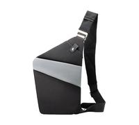 Borsa del torace 'imbragatura | 32 cm di spalla impermeabile | Zaino Cross-body da 210 g | Nylon resistente al taglio con design a colori di giunzione, compartimenti multipli per lo stoccaggio sic