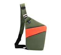 Borsa del torace 'imbragatura | 32 cm di spalla impermeabile | Zaino Cross-body da 210 g | Nylon resistente al taglio con design a colori di giunzione, compartimenti multipli per lo stoccaggio sic