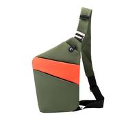 Borsa del torace 'imbragatura | 32 cm di spalla impermeabile | Zaino Cross-body da 210 g | Nylon resistente al taglio con design a colori di giunzione, compartimenti multipli per lo stoccaggio sic