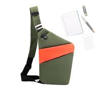 Borsa del torace 'imbragatura per uomini - borsa trasversale minimalista portatile | Imbracatura impermeabile Slim Carry Pack | Pacchetto di fiamme antifurto casual multiuso per le date di viaggio