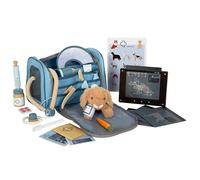 Small Foot Borsa del Veterinario con Coniglio, Set da Gioco in Legno con numerosi Accessori, con Borsa Portatile e Coniglio di Peluche, per Bambini dai 3 Anni, 12737