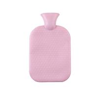 Borsa Dell’Acqua Calda, Durevole, Scaldaletto Resistente, Contenitore da 500Ml/1000Ml/2000Ml, Borsa Dell'Acqua Calda per Notte,A-rosa,2L