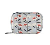 Borsa della medicina di stile minimalista del modello della flora con i compartimenti staccabili conveniente dei casi del farmaco bagspill organizzatori