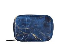 Borsa della medicina di struttura del marmo dell'oro blu con la cassa portatile di viaggio dell'organizzatore dei compar