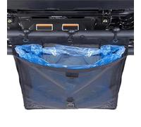Borsa della spazzatura in rete per UTV, sacco della spazzatura magnetico portatile, resistente agli strappi, con corde elastiche a sfera, sacco della spazzatura resistente per tubi da 1,8 a 5,7 cm