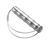 Borsa della spesa - 12,5 x 7,8 cm 22,7 kg supporto multiuso in acciaio con manico resistente, resistente, strumento riutilizzabile per campeggio, picnic, lavanderia, per viaggi, mercato, casa