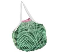 Borsa della spesa in rete, borsa per la spesa, borsa a rete di cotone, borsa lavabile in corda di cotone organico, organizer biologico, rete portaoggetti per giocattoli, borse elastiche con manico