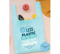 Borsa della spesa pieghevole Pianet Mr Wonderful. Less plastic and the world will be fantastic