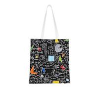Borsa della spesa riutilizzabile, borsa della spesa, borsa a tracolla in tela multiuso,Matematica