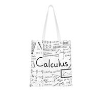 Borsa della spesa riutilizzabile, borsa della spesa, borsa a tracolla in tela multiuso,Matematica Geometria Geek Calcolo