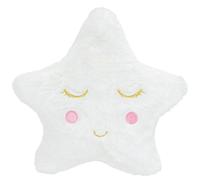 Borsa dell'acqua calda 2 in 1, peluche piatto a forma di stella morbida per neonati e bambini, azione calda e fredda, borsa dell'acqua calda per microonde e perline in ceramica, adatta a tutte le età,