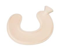 Borsa Dell'acqua Calda a Forma di U, Impacco Termico Scaldamani per Collo e Spalle, Borsa Dell'acqua Calda in Gomma Morbida per Collo Caldo con Copertura in Tessuto Staccabile, Borsa Dell'acqua(Beige)