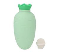 Borsa Dell'Acqua Calda, Borsa Dell'Acqua Calda con Tasca per le Mani, Borsa Dell'Acqua Calda in Gomma Classica per Crampi Mestruali, Borsa Dell'Acqua Calda per Terapie del Caldo e del Freddo(Verde)