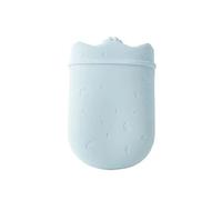 Borsa dell'acqua calda, Borsa dell'acqua calda da collo Resta caldo e accogliente con questa graziosa borsa in silicone(Blue500ml)