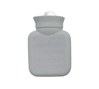 Borsa dell'acqua calda, Borsa dell'acqua calda da collo Resta caldo e accogliente con questa graziosa borsa in silicone(Gray300ml)