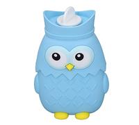 Borsa Dell'acqua Calda, Borsa Dell'acqua Calda Portatile in Silicone Per La Conservazione del Calore dei Cartoni Animati Per L'inverno, Adatta Per Mantenere L'addome E La Schiena Caldi(Azzurro)
