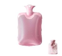 Borsa dell'acqua calda, Borsa dell'acqua calda riempita d'acqua da 2 pezzi, 2000 ml, scaldamani e scaldapiedi for ragazze(Roze)