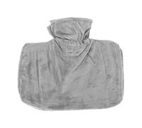 Borsa dell'acqua calda, buona ermeticità Sollievo dal dolore Uso sicuro Borsa dell'acqua calda staccabile per la casa(grigio)
