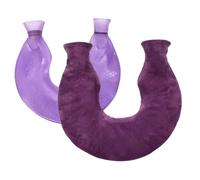 Borsa dell'acqua calda con coperchio Cuscino riscaldante caldo a forma di U per sigillare il collo Borsa dell'acqua calda per collo sicuro per alleviare il dolore Rilassante quando fa freddo