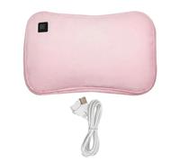 Borsa dell'acqua calda della peluche riutilizzabile ricaricabile elettrica borsa dell'acqua calda per gli amici rosa