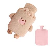 Borsa dell'acqua calda in peluche, scalda piedi a forma di animale, 1 L