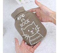 Borsa dell'acqua calda, iniezione di flanella, panno di cotone, palazzo caldo, borsa dell'acqua calda-Piccolo verde militare