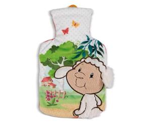Borsa dell'acqua calda pecora Sheepmila 500ml colorata - Borsa dell'acqua calda in peluche - Calda borsa in peluche con animale per bimbi di 10 mesi