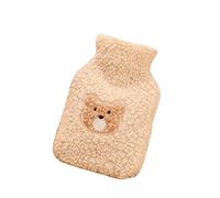 Borsa Dell'Acqua Calda per Bambini, Borsa Acqua Calda, Mini Borsa Dell'Acqua Calda, Boule Acqua Calda per Tenere Al Caldo Mani, Collo, Schiena, Addome E Vita,Apricot3,1L