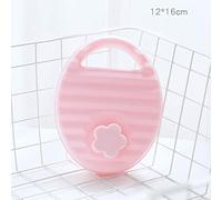 Borsa dell'acqua calda per iniezione d'acqua, borsa per l'acqua calda e carina, stomaco caldo, bambino caldo, studentessa-tinta unita rosa ovale